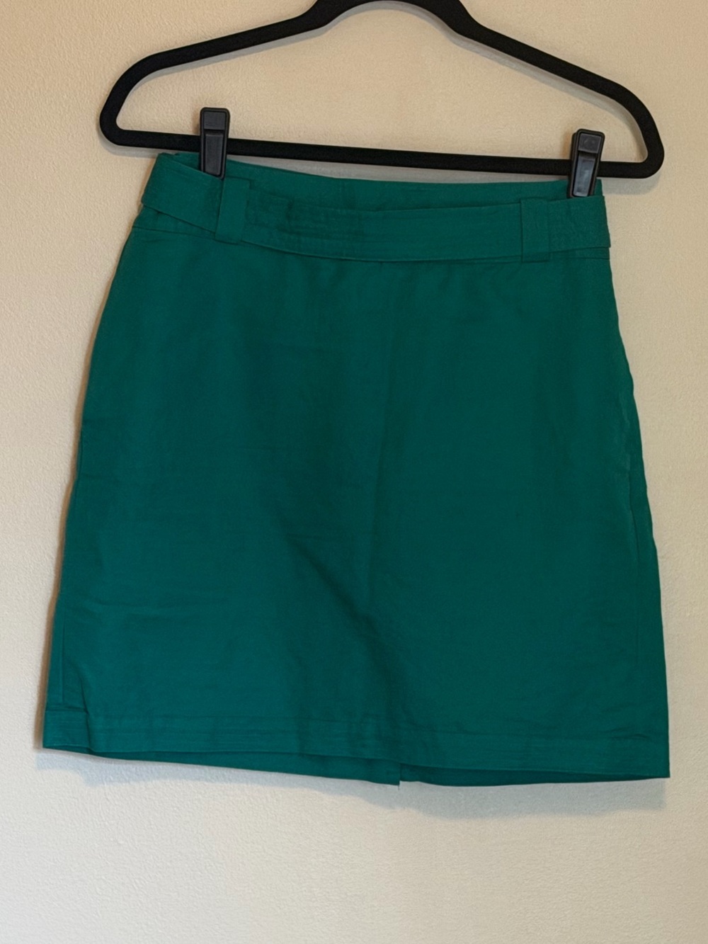 Banana Republic Green Straight Mini Skirt